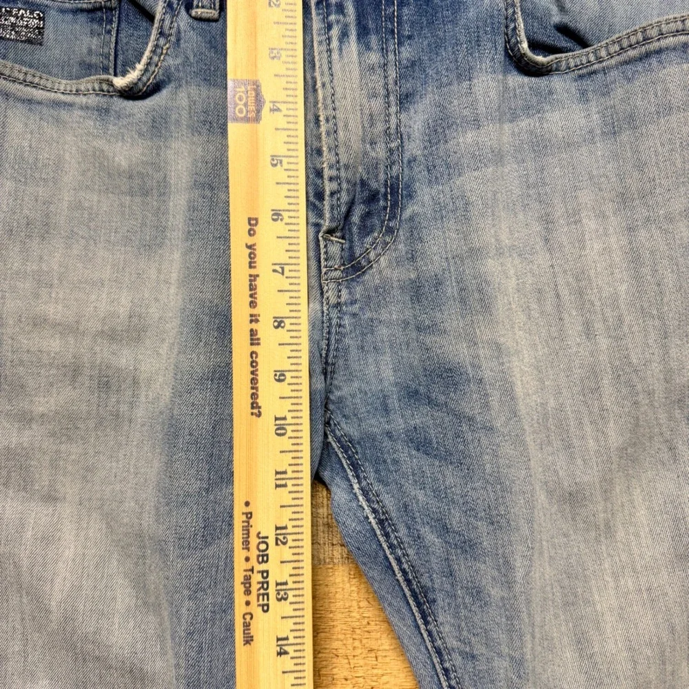 Buffalo David Bitton Six-X Mens Slim Straight Stretch Jeans Light Wash 33x32